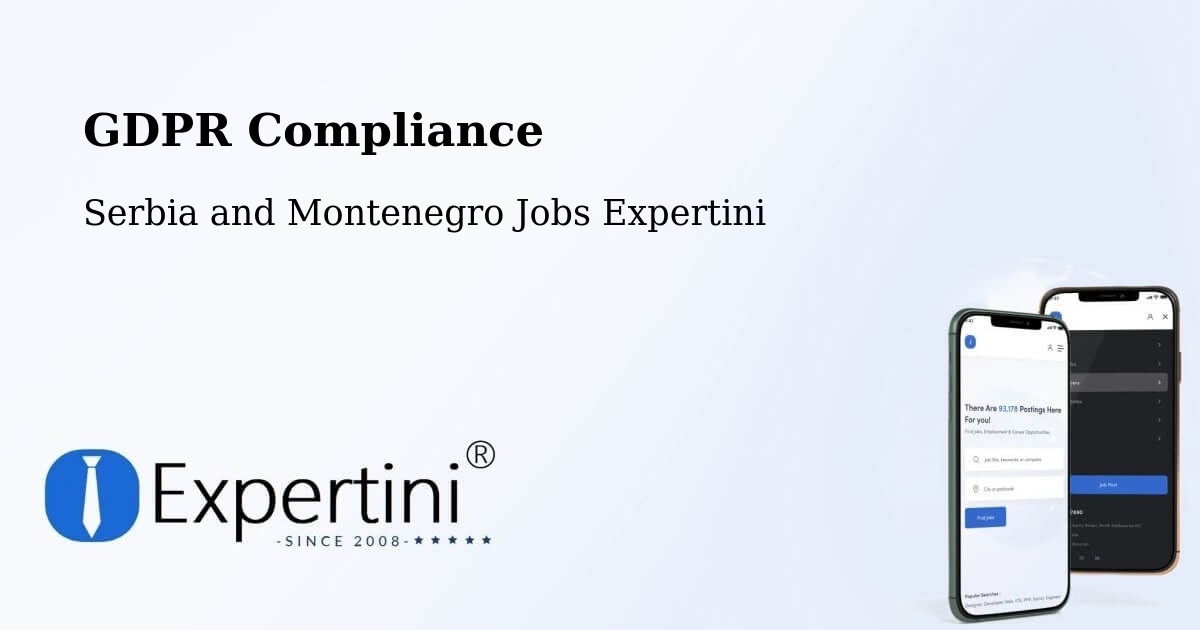 EU GDPR Compliance Statement – Coombs - Serbia and Montenegro Jobs Expertini