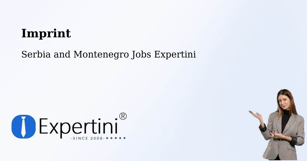 Imprint – Coombs - Serbia and Montenegro Jobs Expertini